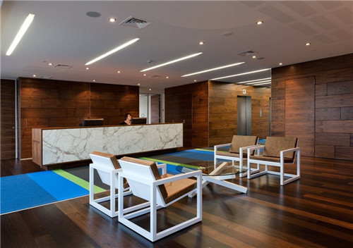 办公室前台背景墙设计