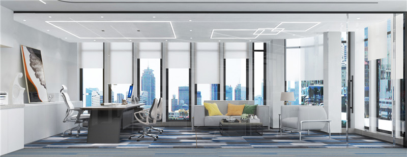 富有科技感的总经理办公室装修设计图片