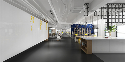 经典灰白色调办公室装修