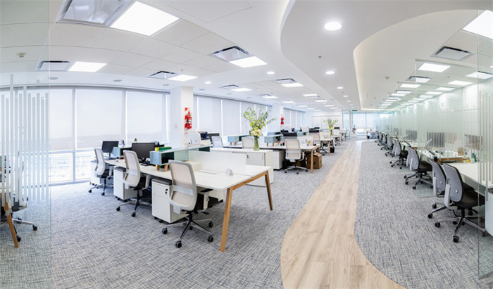 500平办公室装修设计案例欣赏